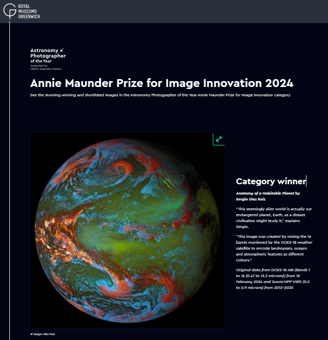 Astronomy Photographer of the Year - Annie Maunder Prize for Image Innovation 2024